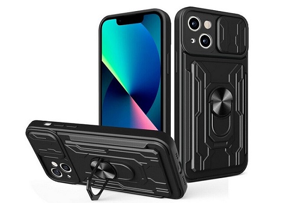 BLACK iPhone Ring Card Holder Shockproof Armor Case Cover  iphone 11